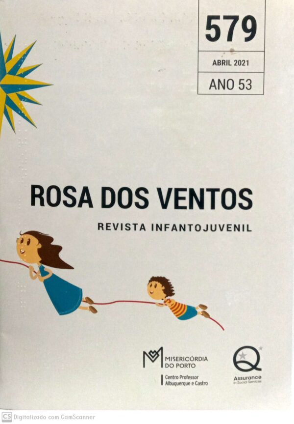 Rosa dos ventos- Revista infanto juvenil/ Ano 53-2021/ (579)/ Usado/Braile