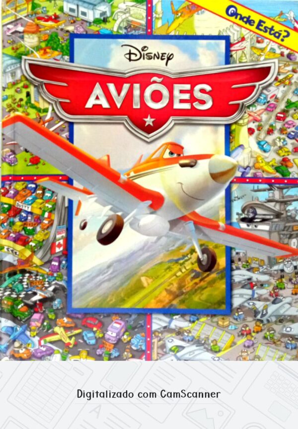 Onde está? Aviões/ Disney/ capa dura/ usado