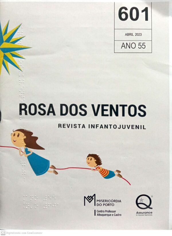 Rosa dos ventos- Revista infanto juvenil/ Ano 53-2023/ (601)/ Usado/Braile