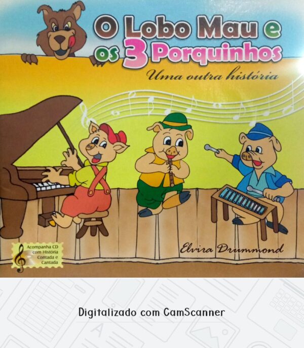O lobo mau e os 3 porquinhos uma outra história/ Elvira Drummond/ Usado