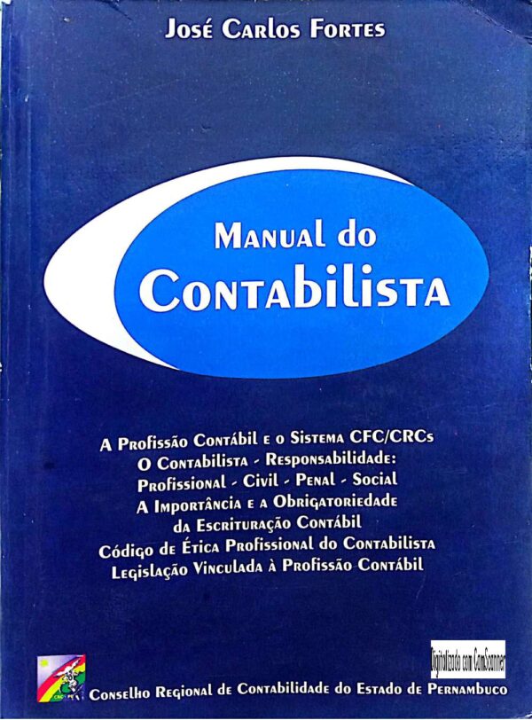 Manual do contabilista/ José Carlos Fortes/ Usado